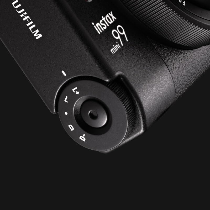 Камера моментальной печати instax mini 99 с цветовыми эффектами и режимами яркости и ручным виньетированием, пленка instax mini продается, элементы управления, пейзаж/обычный/макро