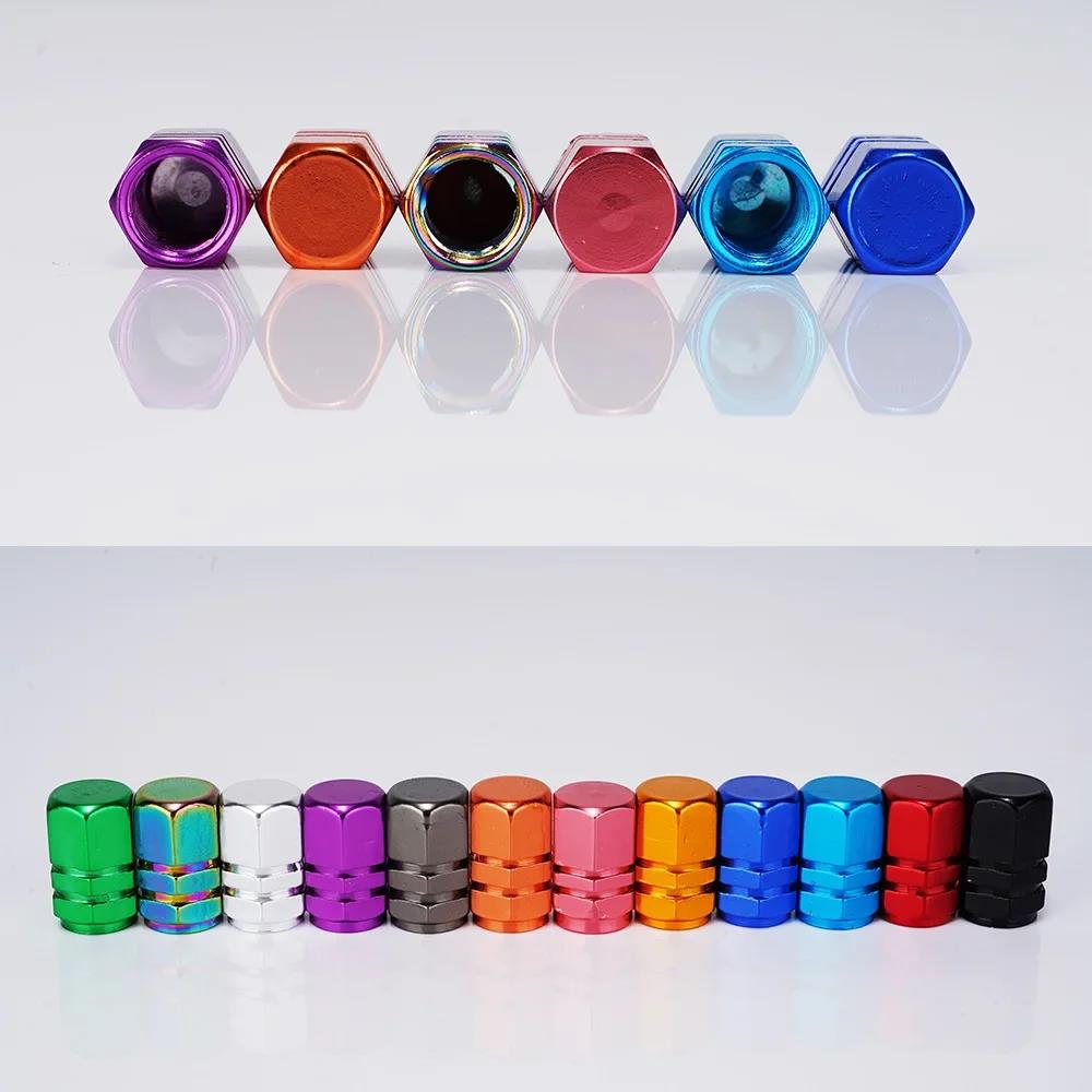 4Pcs Aluminum Tire Valve Stem Caps - Dustproof Waterproof Covers for Cars Motorcycles Trucks Wheel Hub Valve Core Protectors Stem Caps1