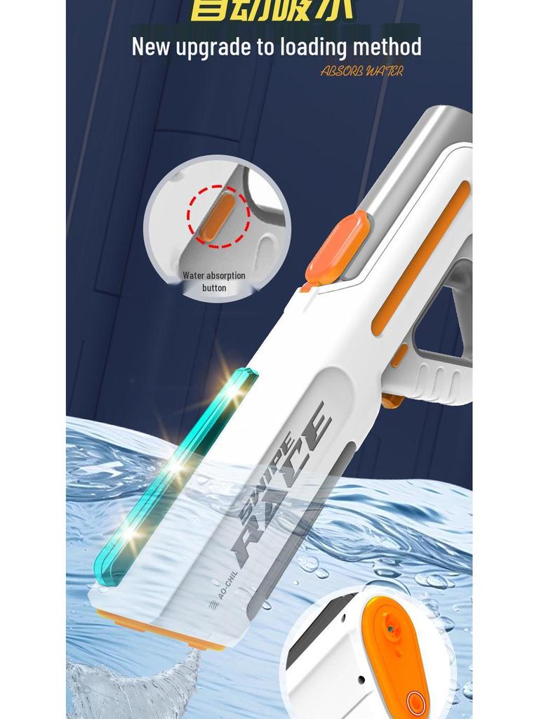 Automatic Pulse Water Gun: Rapid Fire, Easy Refill, Powerful Spray - Perfect for Songkran Festival Fun!