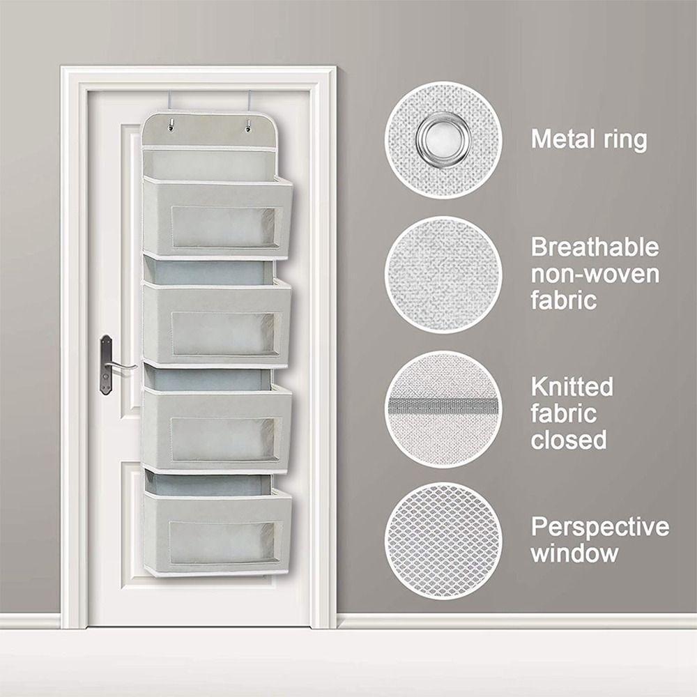 Нетканая сумка для хранения, настенный шкаф, подвесные отделочные сумки, сумки для детских подгузников, вешалка для шкафа, вешалка для общежития, ванной, кухни