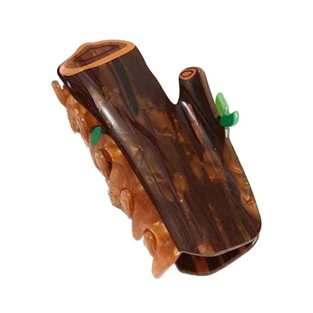 Cartoon Acrylic Claw Clip Leaf Large Shark Clip Fashion Animal Hair Claw  Ladies