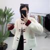 New Chinese Style Fur Coat Chinese Red Ladies Mink Velvet Short Top