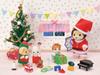 Sylvanian Families Сезонный Санта Рождество ST Mark Возраст 3 и Игрушка Sylvanian Epoch "Набор Львов" SE-206 Сертифицировано, Вверх, Кукольный домик, Семьи,