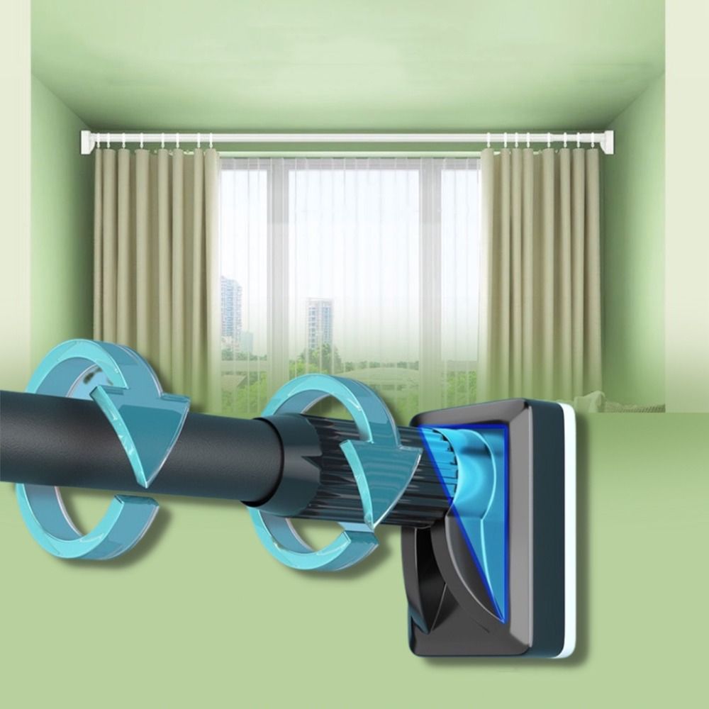 Carbon Steel Clothes Hanging Rail Stretchable Wardrobe Rod New Extendable Pole Bathroom