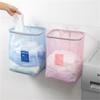 Mounted Organizer Bag Mesh Laundry Basket Dirty Clothes Baskets Bathroom Storage Clothing Bucket