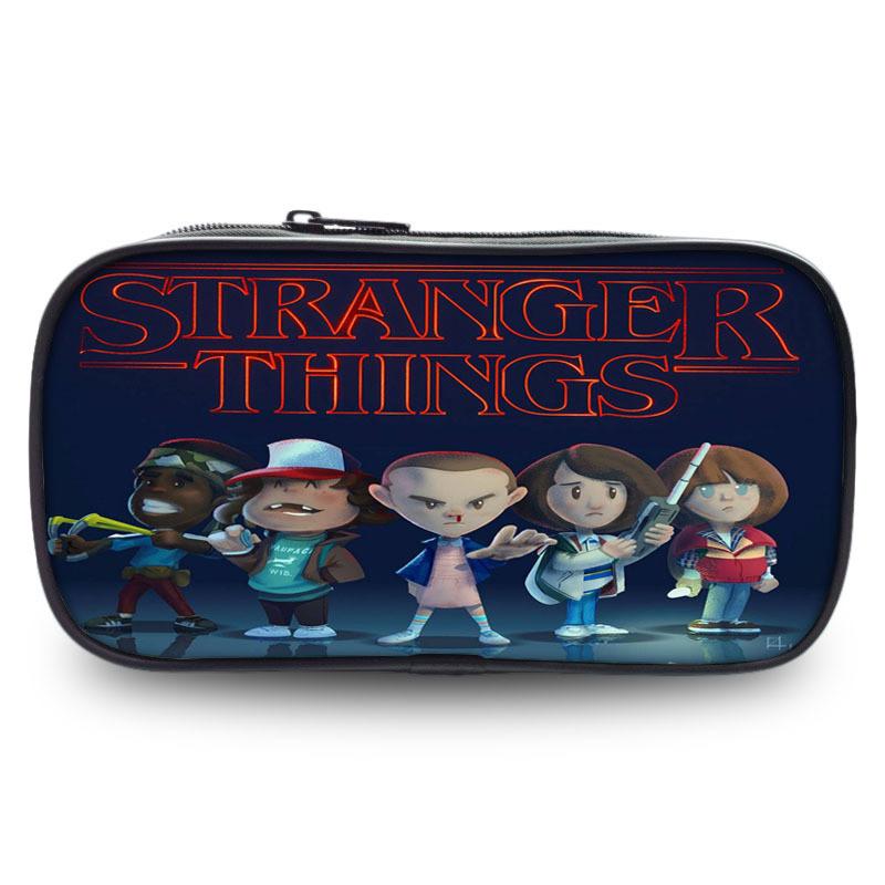 Пенал Stranger Things из нейлона для школьников и детей