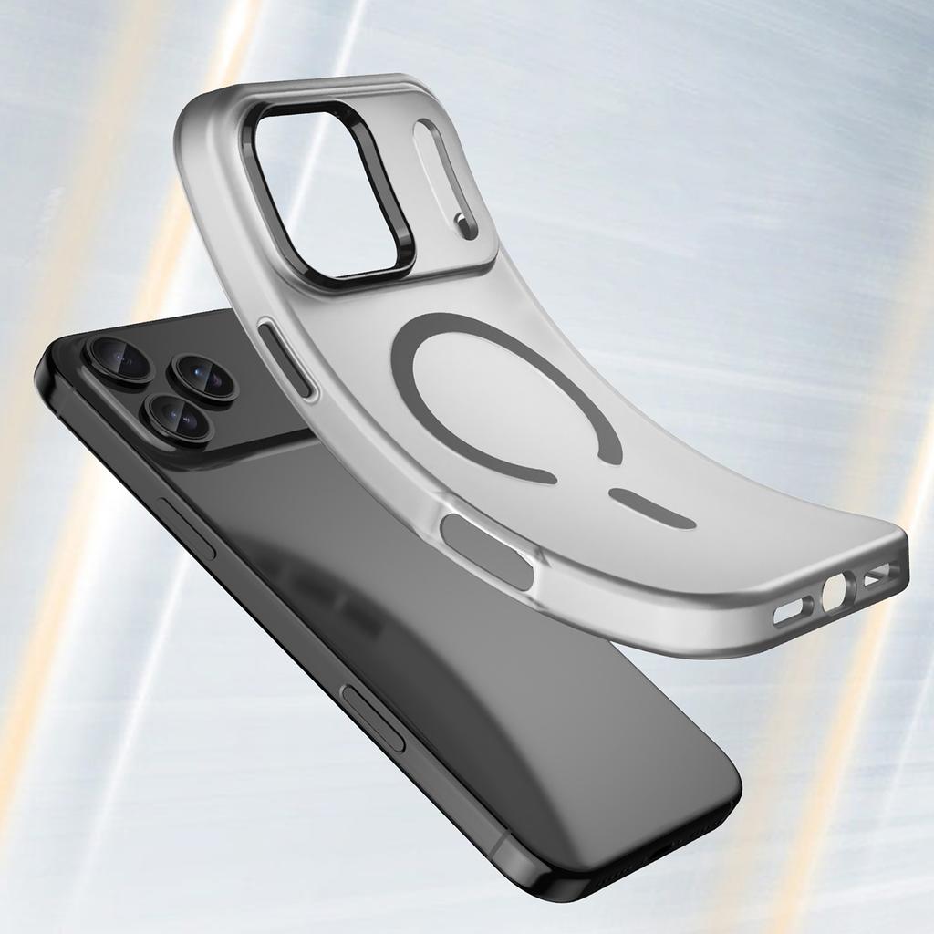 Etui case na iPhone 17 Pro Max Magnetic Abrasive MagSafe - matowe czarne