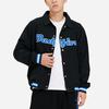 Li-Ning Badfive Полосатая однобортная куртка с буквенным принтом Мужская куртка черная AFDSC51-2