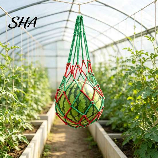 Watermelon Support Net 10Pcs Sling Nets, Weatherproof Reusable Melon Holder Heavy Duty Mesh, Fruit Hammocks for Cantaloupe Cucumber Vegetables