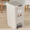 Garbage Can Durable Construction Large Capacity Wide Opening Easy To Clean Trash Can Waste Bin with Stepping Pedal