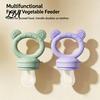 Food Grade Silicone Feeder Baby Fruit Feeder/Mold, Training Teething Relief Pacifier, Easy Infant Nibbler to Hold Safe Chewer for Infants Travel