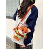 Zootopia Judy Hopps Nick Wilde Cute Plush Crossbody Bag With Cartoon Animal Design For Daily Use