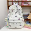 Schoolbag new Japanese-style cute girl's backpack, haha fun lightweight backpack, versatile for students, middle and high school students