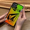 Известный бренд скейтбордов V-VOLCOMs Для IPhone 17 16 15 14 13 Pro 12 11 Pro Max Жесткий PC+TPU Чехлы для телефона Задняя крышка