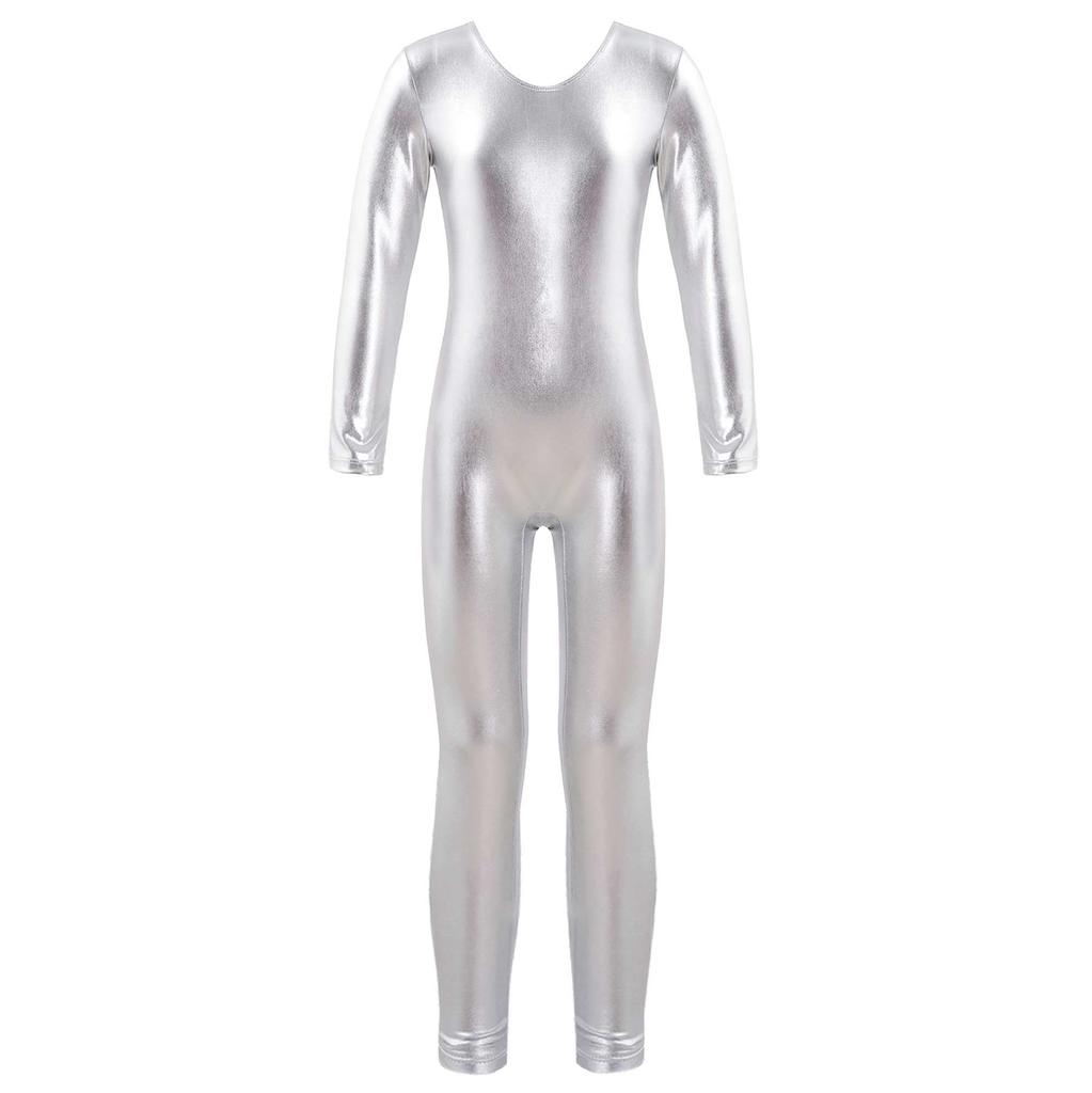 Танцевальный костюм для девочек, купальник с длинными рукавами для балета и гимнастики