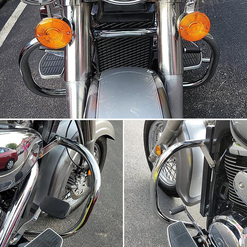 Для SUZUKI VL800 2001-2011 Boulevard C50 2005-2011 M50 2005-2010 Хромированная Передняя Защита Двигателя Мотоцикла Дорожная Дуга Безопасности