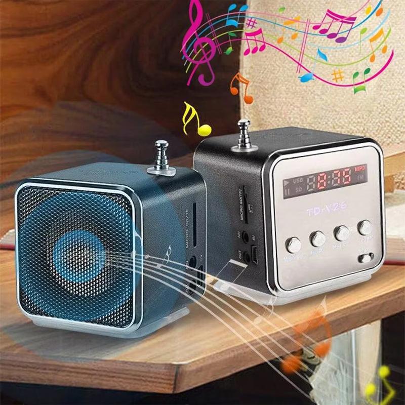 Мини Портативный Bluetooth Звуковой Динамик TF Карта FM Радио AUX Стерео Музыкальный Плеер Для Вечеринок На Открытом Воздухе