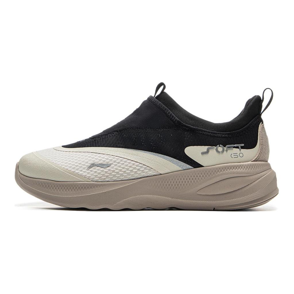Li Ning SOFT GO 2 Амортизация Скользкие Устойчивые к истиранию Дышащие Легкие Низкие Повседневная Обувь Мужская AGLV005-63