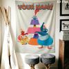 Персонализированный Название Twirlywoos Настенный Гобелен Эстетичный Настенный Подвесной Печатная Ткань Одеяло Декоративные Гобелены для Спальни Гостиной Домашний Декор