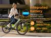 HILLMILES MileCity 1 Straddle Electric Bike: 80-100 km range, 20" wide tires, Shimano 7-speed gearbox, IPX4 - Urban commuting
