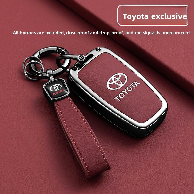 Совместимо с чехлами для ключей Toyota для Camry, Corolla, Avalon, RAV4, Highlander, Levin, CHR и Velite