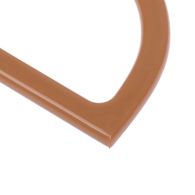 2Pcs D Shape Bag Handles Diy Replacement Handbag Tote Handles Decorative Bag Handles Purse Crochet Bags Making Supplies