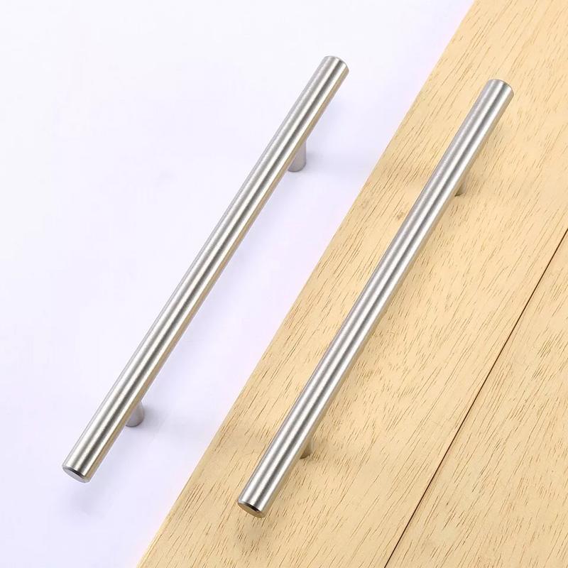 20Pcs/Pack Handle DIY Drawer Pulls Kitchen Door Knob Sliver Cupboard Stainless Steel Furniture