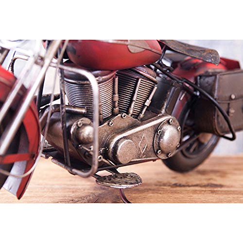 Винтажный жестяной объект "Старый велосипед", Высота 24 см, Длина 40 см, Глубина 13 см, 0910E-1488, Интерьер, Мотоцикл, Ретро, Интерьер, Американские товары