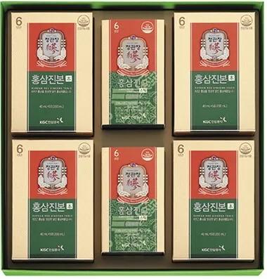 KGC Набор Daborok Jinsimpyeonhaengbok (Корейский красный женьшень Тоник 20 пакетиков, Медовая паста Ежедневный стик 10 г*20 стиков)(40-дневный запас)
