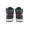 Jordan Air Jordan 1 Mid SE 'Panda Elephant' Износостойкие Средние Винтажные Баскетбольные Кроссовки Мужские Черные Красные FB9911-001(Команда1284- S)