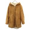 Shearling 80s Vintage Mouton Coat 46 Brown Women Used