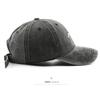 Men's washed letter embroidered baseball cap, suitable for outdoor activities, providing sun protection and shade