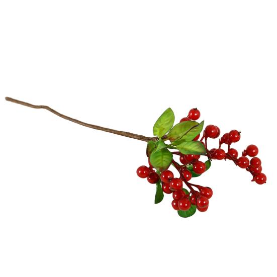 Lifelike Artificial Plant Faux Berry Fake Branch Simulation Blueberry Home Hotel Cafe Decor Prop
