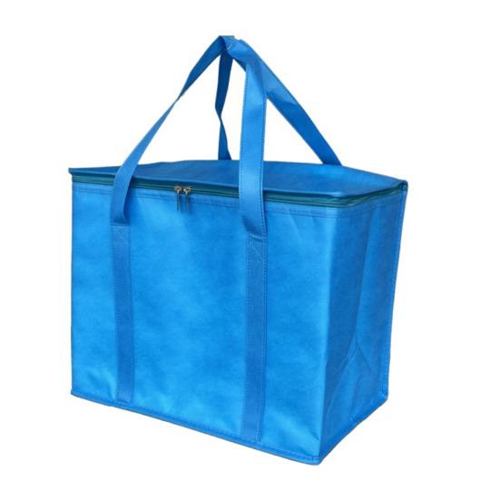 Изолированная термосумка-тоут 35 л, большая вместимость, сумка-холодильник с застежкой-молнией и широким ремешком, сумка для хранения продуктов для пляжа, рыбалки, походов