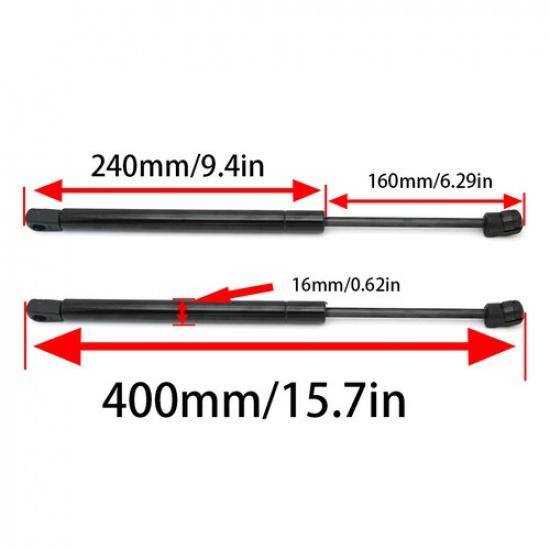 2Pcs Hoods Gas Spring Shock Struts Lift Support For Hummer H3 2006-2010