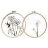 DIY Dandelion Needlework Plants Flowers Paintin Embroidery Sets Cross Stitch Kits Yarn Embroidery