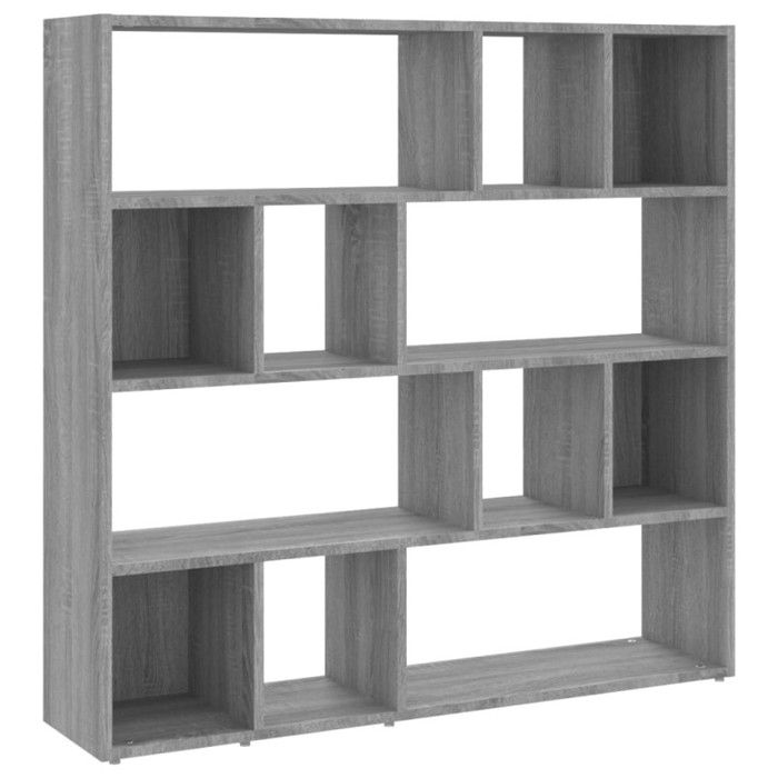 VidaXL Bibliothèque-Séparateur de pièce Sonoma gris 105x24x102 cm 823251
