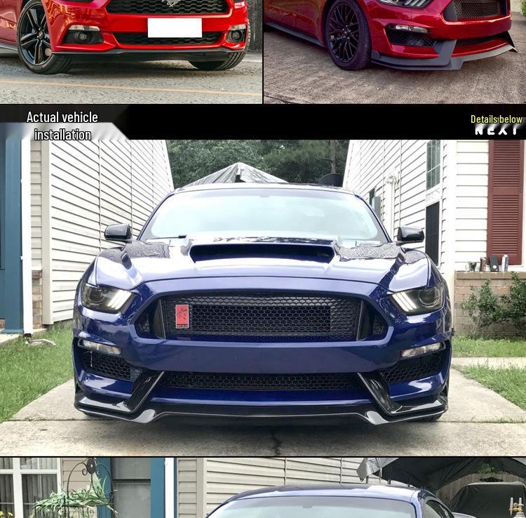 Совместимый передний бампер для 2015-2017 Ford Mustang GT350 Shelby Обвес