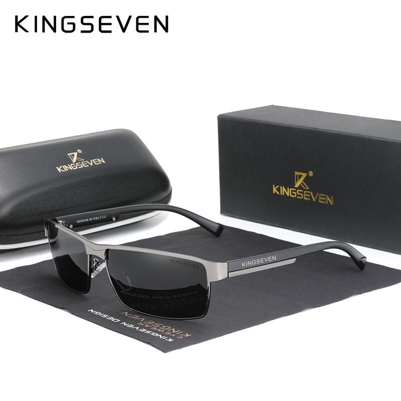Kingseven NEW Polarized Sunglasses Men Women Driving Square Eyewear Men's Sun Glasses Male Goggle UV400 Sunglasses