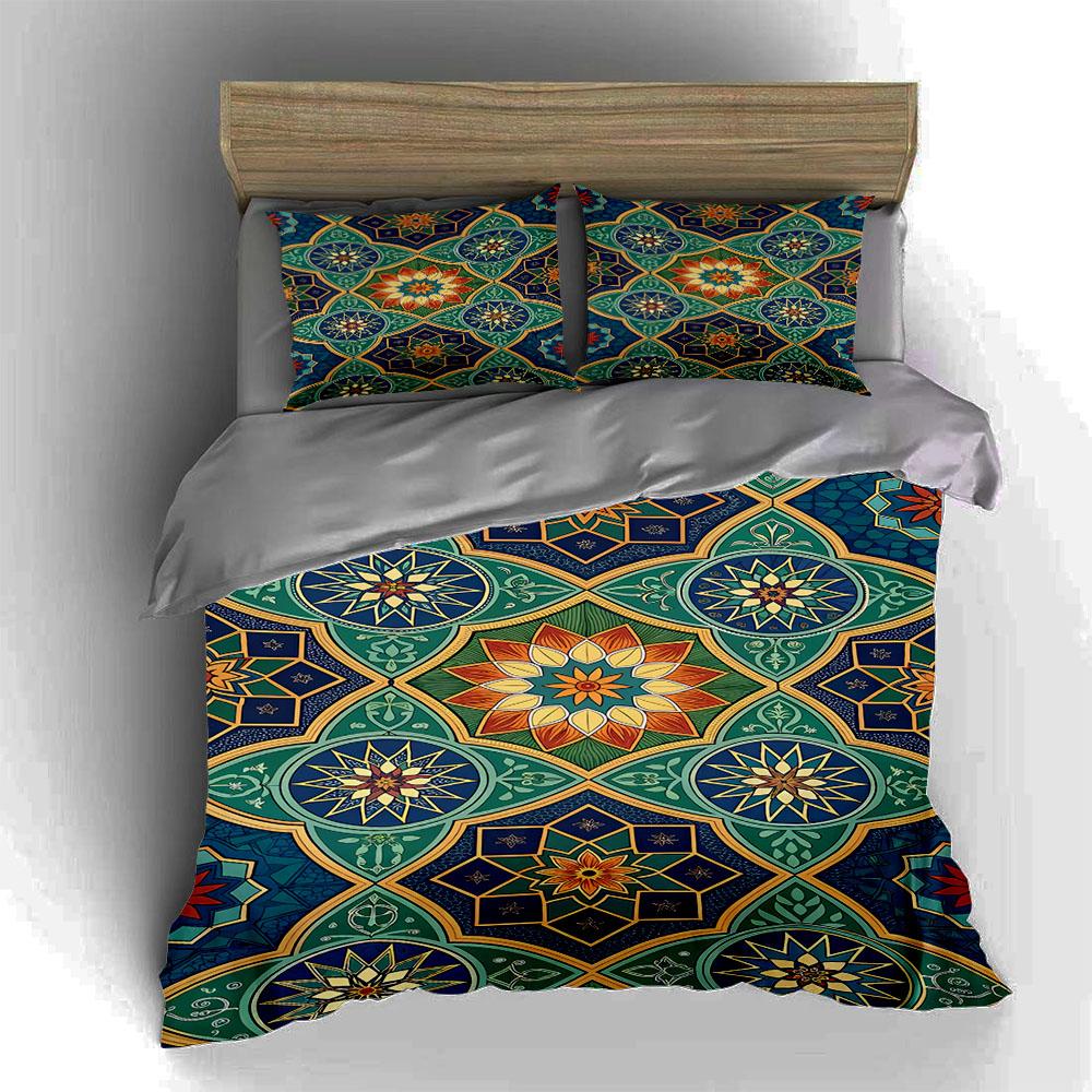 Geometric, floral, intricate. Bedding Duvet cover sets Duvet covers Pillowcases gifts (1 * Duvet Cover 2 * Pillowcases, without duvet insert)