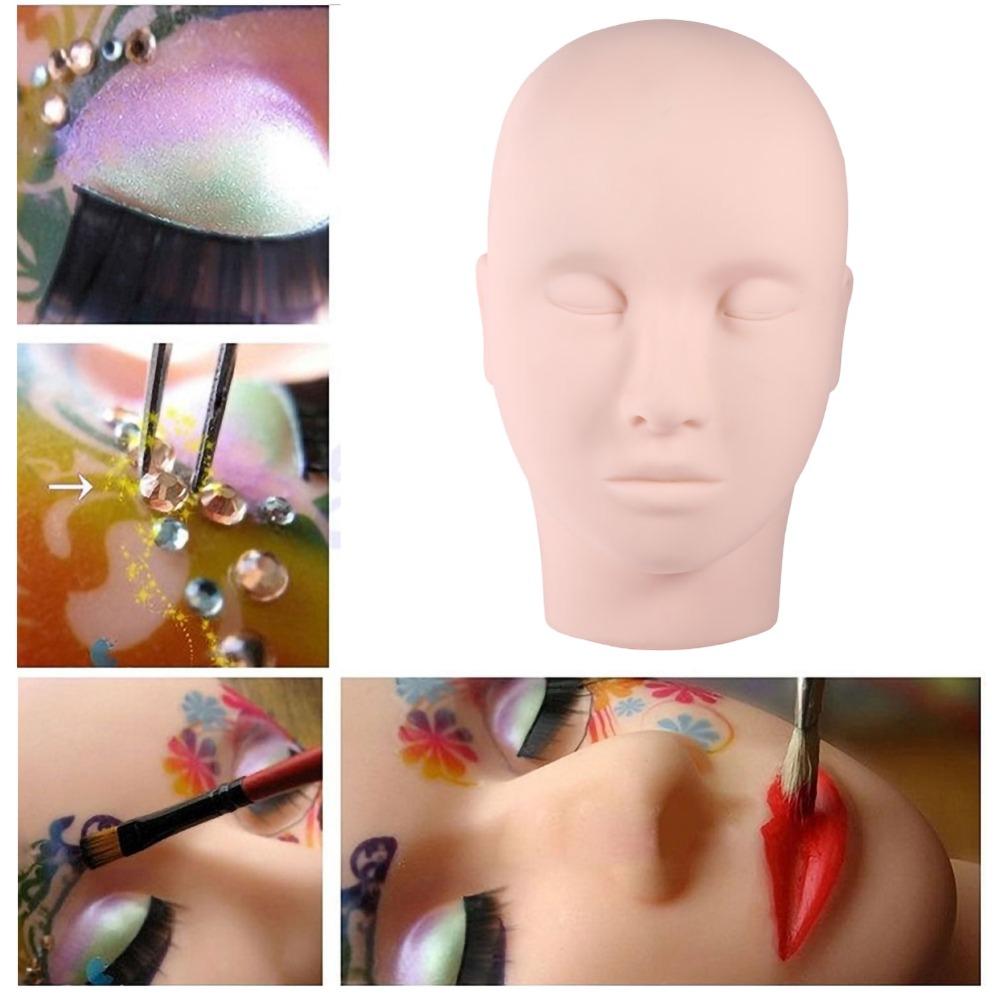 Practice Mannequin Makeup Practice Head Upgraded Design Eye Lash Model Head Salon Training Use
