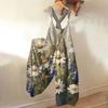 Women's Loose Casual One-piece Summer Floral Print Jumpsuit