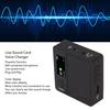 Portable Live Sound Card Voice Changer - 11 Sound Effects, Color Screen Display, Optimized Sound, Strong Compatibility, Wide Applications Such as Kara