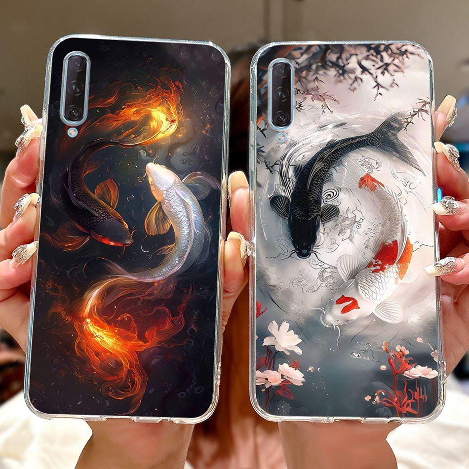 Для Huawei Y9s Крутой Чехол с Рисунком Дракона и Тигра Для Huawei Y9S STK-L21 STK-LX3 STK-L22 Мягкие Силиконовые TPU Чехлы