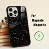 Чехол из углеродного волокна для iPhone 17, 16, 15, 14, 13, 12, 11 Plus, Pro, с магнитами для Magsafe, беспроводной зарядки