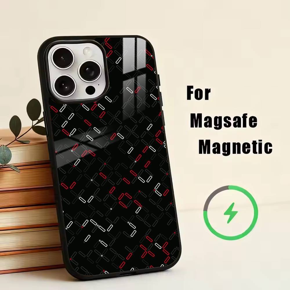 Чехол из углеродного волокна для iPhone 17, 16, 15, 14, 13, 12, 11 Plus, Pro, с магнитами для Magsafe, беспроводной зарядки