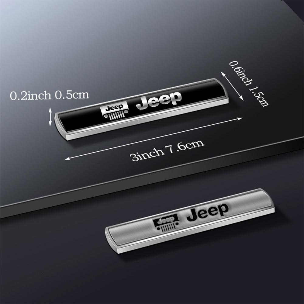 3D Car Emblem Body Rear Trunk Sticker Badge Decoration Decal For Jeep Wrangler Grand Cherokee Gladiator Liberty Compass Renegade