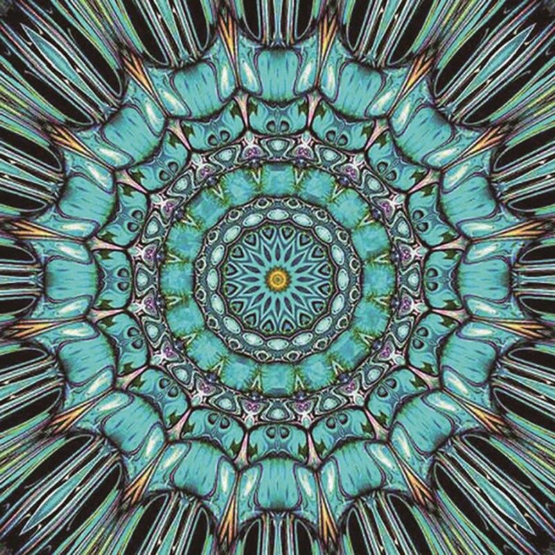 5D алмазная живопись Мандала цветы современный узор DIY полная круглая дрель вышивка крестиком Алмазная вышивка домашний декор подарок