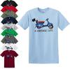VINTAGE LIFE VESPA T-shirt Biker Motorcycle Scooter Rider Retro Mod Sca New Top