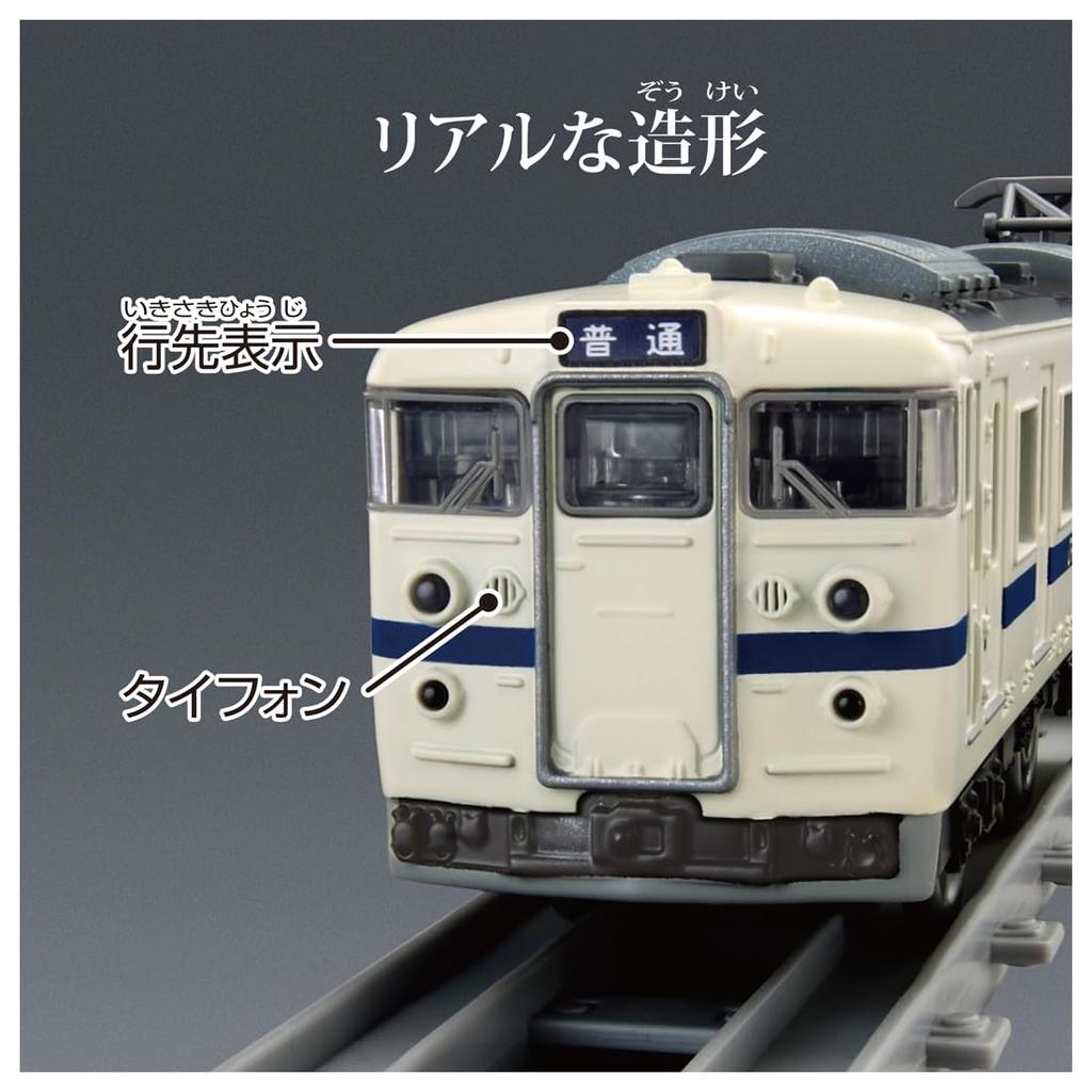 TAKARA TOMY Plarail Real Class Поезд для пригородных перевозок серии 415 Восточной Японии Белый (Поезд JR)